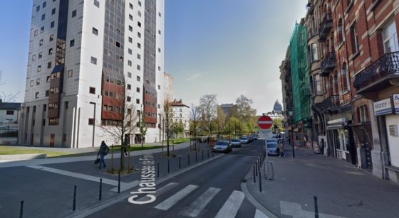 Square Jacques Franck Saint-Gilles - Capture Google Street View