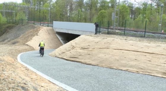 Tunnel Forêt de Soignes Watermael-Boitsfort Cyclistes Piétons - Capture BX1