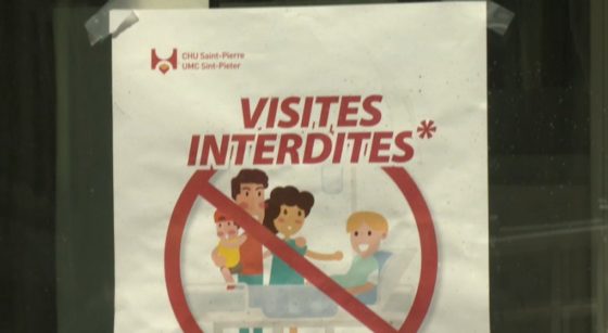 Visites interdites Hôpital CHU Saint-Pierre - Capture BX1