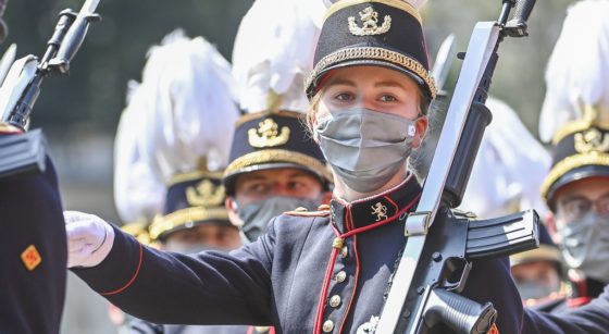 Défilé Princesse Elisabeth Ecole Royale Militaire 21 Juillet 2021 - Belga Laurie Dieffembacq