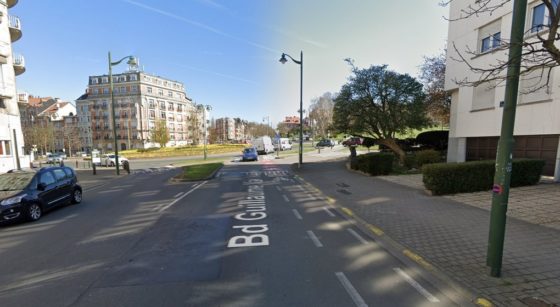 Forest Boulevard Van Haelen - Piste Cyclable - Google Street View