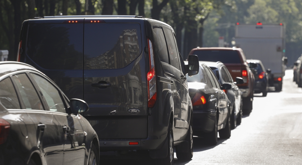 Embouteillage File Voitures Véhicules Trafic Boulevard Léopold II - Belga Thierry Roge