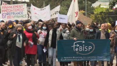 500 personnes manifestent pour un meilleur financement des formations pour les demandeurs d’emplois