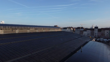 Inauguration à Anderlecht d’une grande installation de 5 808 panneaux photovoltaïques
