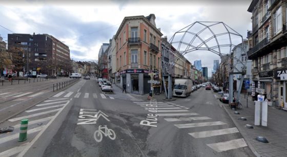 Place Liedts Rue de Brabant - Capture Google Street View