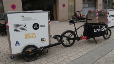 Les Cuisines bruxelloises testent la livraison des repas par vélos-cargos