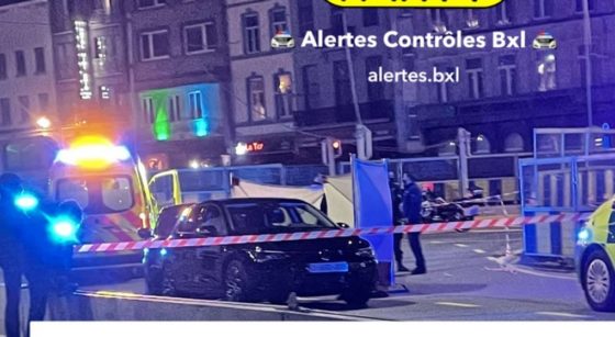 Accident Place de la COnstitution Saint-Gilles 07112021 - Facebook Alertes Contrôles de Police