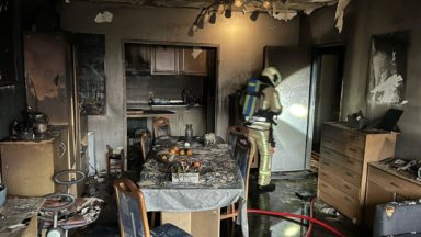 Incendie maîtrisé dans un immeuble de neuf étages à Anderlecht