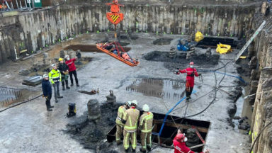 Schaerbeek : un ouvrier chute de plusieurs mètres sur un chantier