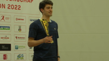 Julien Carraggi à nouveau champion de Belgique seniors de badminton