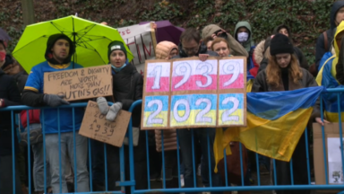 Les manifestations en soutien à l’Ukraine se multiplient à Bruxelles