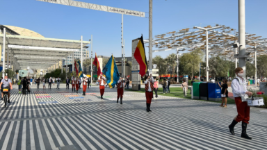 Les images du défilé de l’Ommegang à Dubaï à l’occasion de l’Exposition Universelle