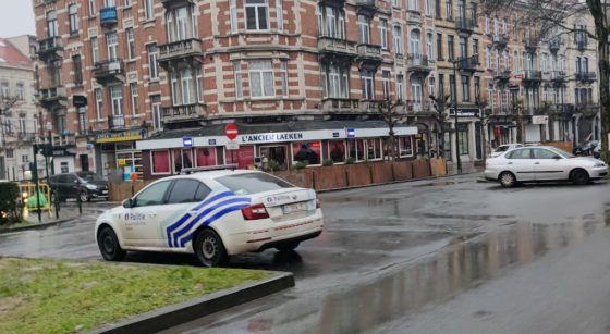 La police présente ses excuses pour son stationnement illégal - Photo : Facebook Pepijn Kennis
