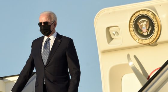 Joe Biden Arrivée Bruxelles Melsbroek - Belga Pool Didier Lebrun