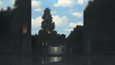 L’Empire des lumières de Magritte représentant une maison bruxelloise mis aux enchères