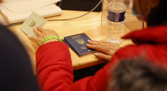 Réfugiés ukrainiens Passeport Ukraine Heysel - Belga James Arthur Gekiere