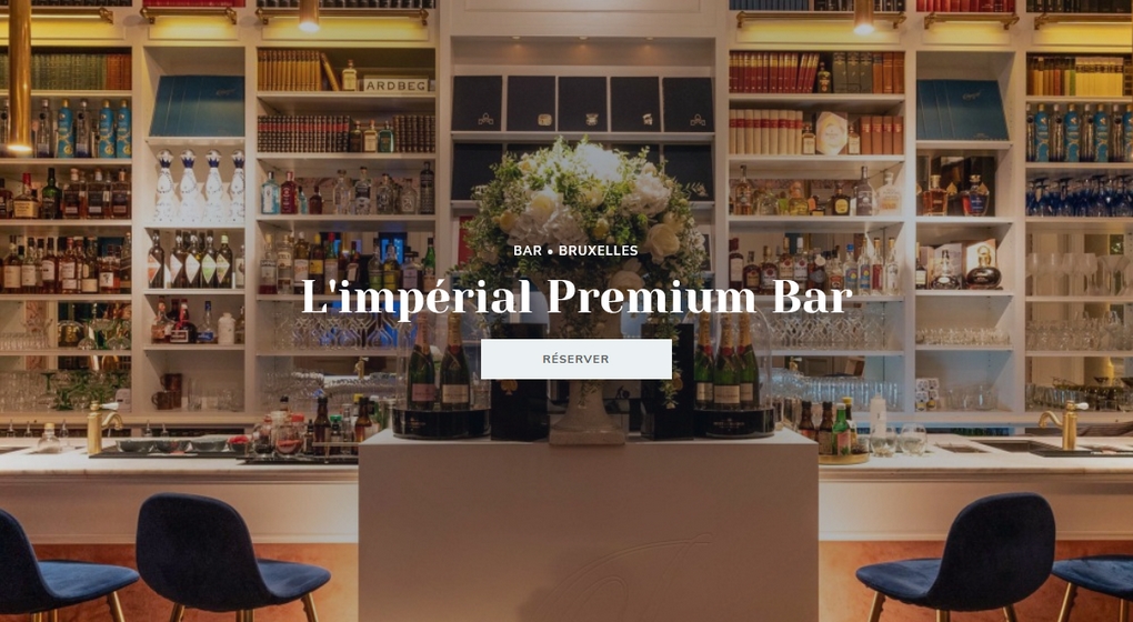 Bar L'Impérial Bruxelles - Capture web