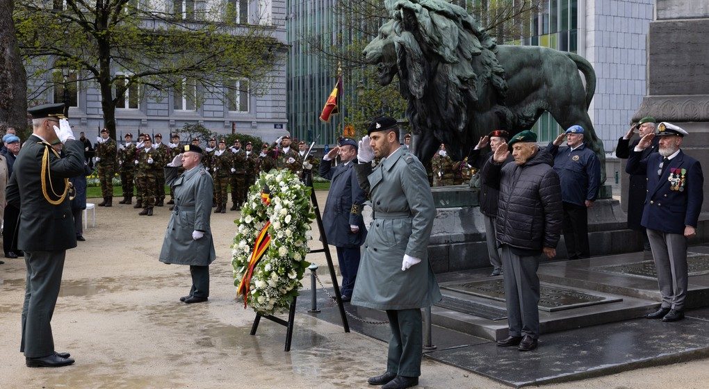 Cérémonie Hommages Vétéran 2022 - Belga Nicolas Maeterlinck