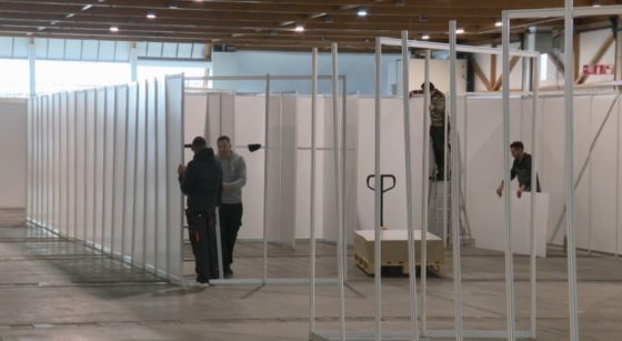 Heysel Installation isoloirs élection française 2022 - Capture BX1