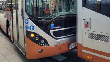 Un accident entre deux bus à Schuman fait trois blessés légers