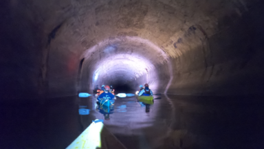 Une descente en kayak pas comme les autres … sur la Senne souterraine (photos)