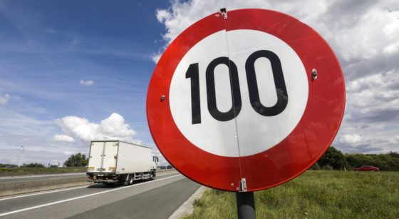 Vitesse limitée 100 km/h Ring Bruxelles - Belga Thierry Roge