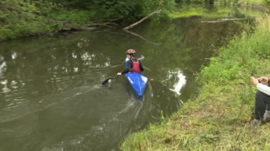 Drogenbos : une course de kayaks organisée sur la Senne
