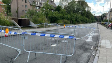 Uccle : la chaussée de Saint-Job fermée à la circulation suite à un affaissement de voirie