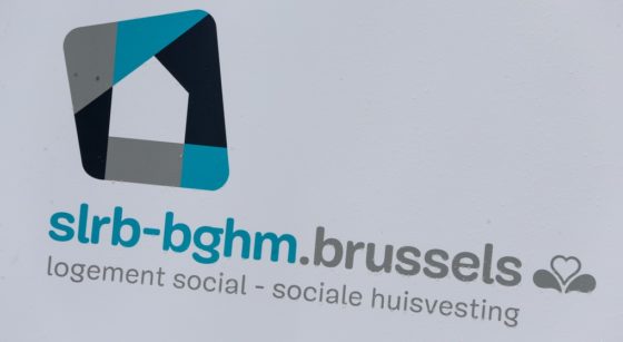 Logo SLRB Société Logements sociaux - Belga Nicolas Maeterlinck