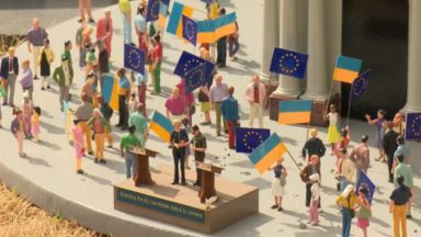 Mini-Europe dévoile une maquette unique de Kiev, en solidarité avec l’Ukraine
