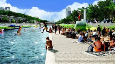 Bruxelles : la Ville projette une piscine publique en plein air dans le Canal