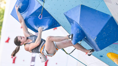 Championnats européens : la grimpeuse bruxelloise Chloé Caulier termine 8e du combiné