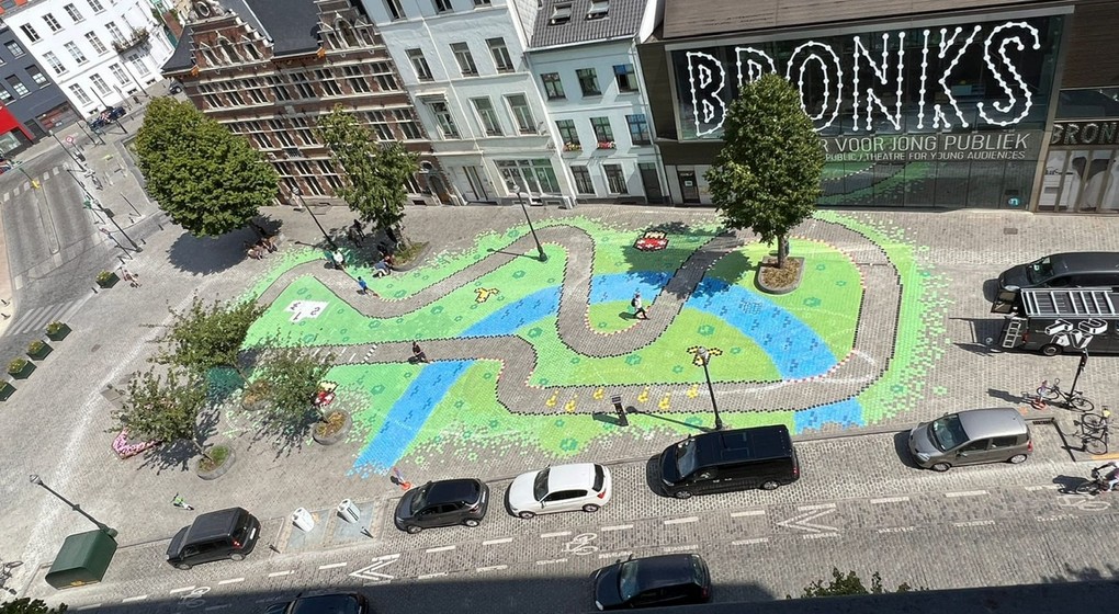 Circuit Mario Kart Bronks - Rue du Marché aux Porcs - Ville de Bruxelles