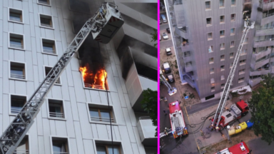 Incendie au Peterbos à Anderlecht : 10 personnes intoxiquées mais pas de blessés graves