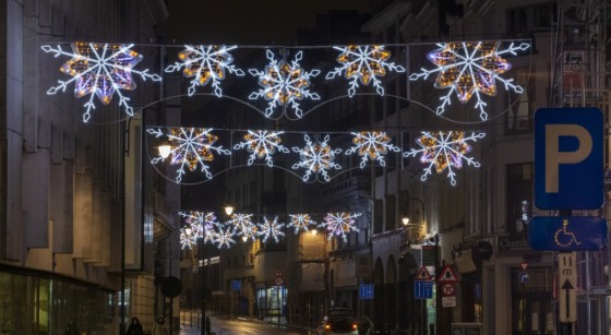 Illuminations de Noël Lumières - Belga Nicolas Maeterlinck