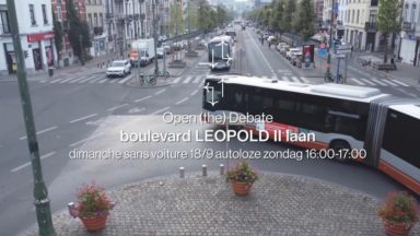 Quel avenir pour le Boulevard Léopold II ? Suivez le débat dans “Open the Debate”