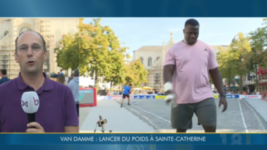 Memorial Van Damme : la compétition de lancer du poids investit la Place Sainte-Catherine