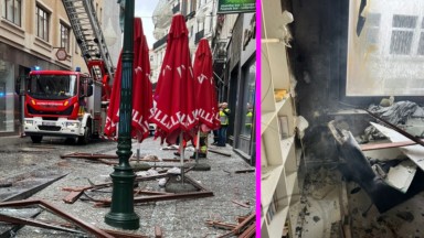 La rue des Pierres fermée après une explosion due à une fuite de gaz : une personne brûlée