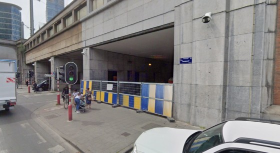 Tunnel Piétonnier Gare du Nord Saint-Josse - Capture Google Street View