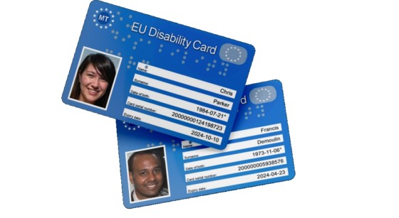 European Disability Card - Illustration