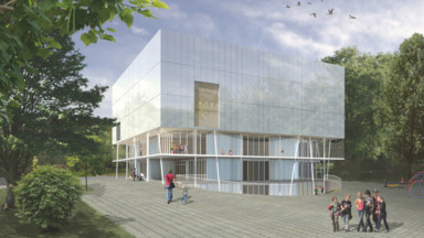 Jette : voici à quoi ressemblera le nouveau bâtiment de l’école Poelbos, dont le chantier a débuté
