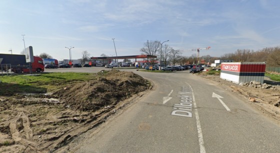 Accès Aire Autoroute E40 Grand-Bigard - Google Street View