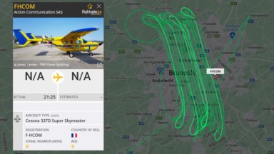 Un avion survole Woluwe-Saint-Pierre, Auderghem et Bruxelles-ville pour vérifier l’isolation des bâtiments