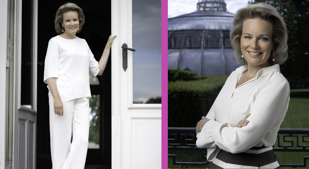 Montage 50 ans Reine Mathilde - photos du Palais Royal / Michel Gronemberger