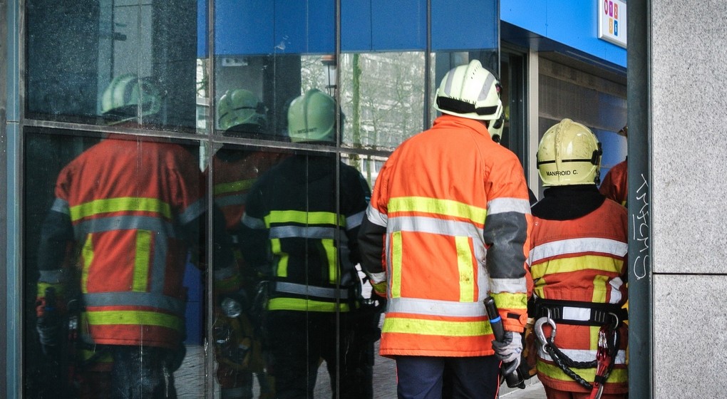 Pompiers Station Maelbeek Attentats 22 mars 2016 - Belga Philippe François