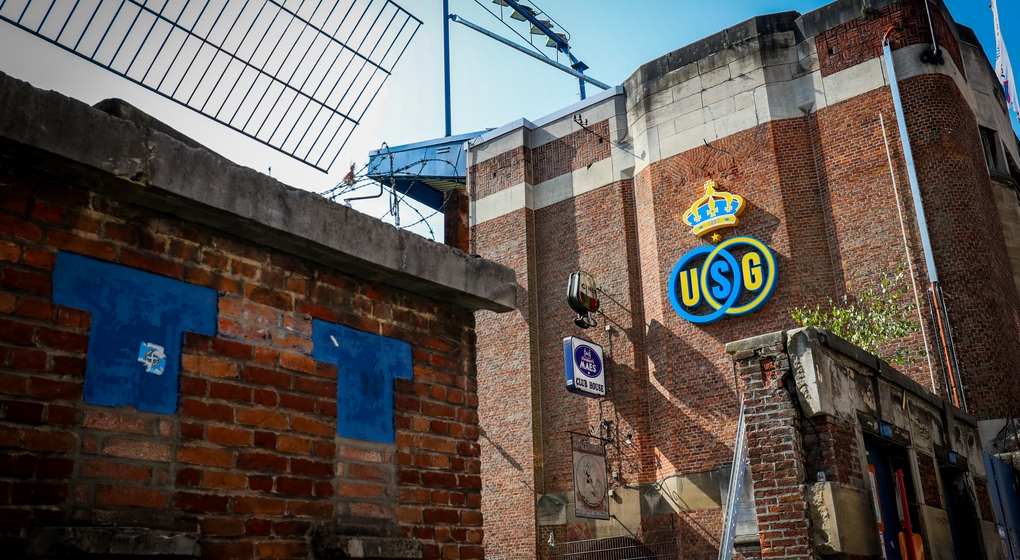 Stade Marien Logo Union Saint-Gilloise - Belga Virginie Lefour