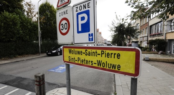 Woluwe-Saint-Pierre Panneau - Belga Thierry Roge