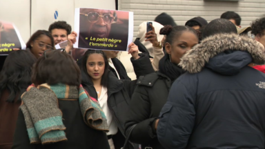 Les élèves de l’Institut Henri Spaak à Laeken ont manifesté contre les propos racistes d’une enseignante