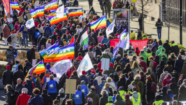 Pour la paix en Ukraine : 1.600 personnes ont défilé dans les rues de la capitale