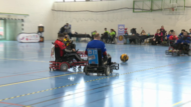 Le premier championnat belge de foot fauteuil a commencé à Woluwé-Saint-Pierre